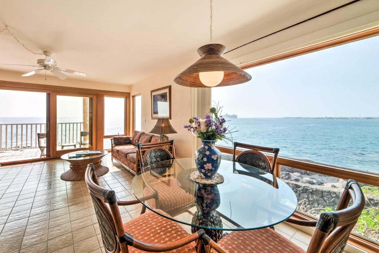 Oceanfront Kailua-Kona Townhome With Pool And Views! Exterior photo